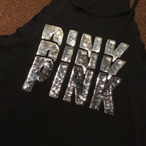 (SOLD LOCALLY)Small PINK black/silver ombré bling